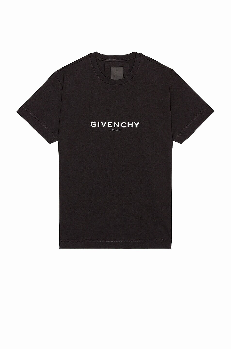 Image 1 of Givenchy Oversized Fit Reverse Print T-Shirt in Black
