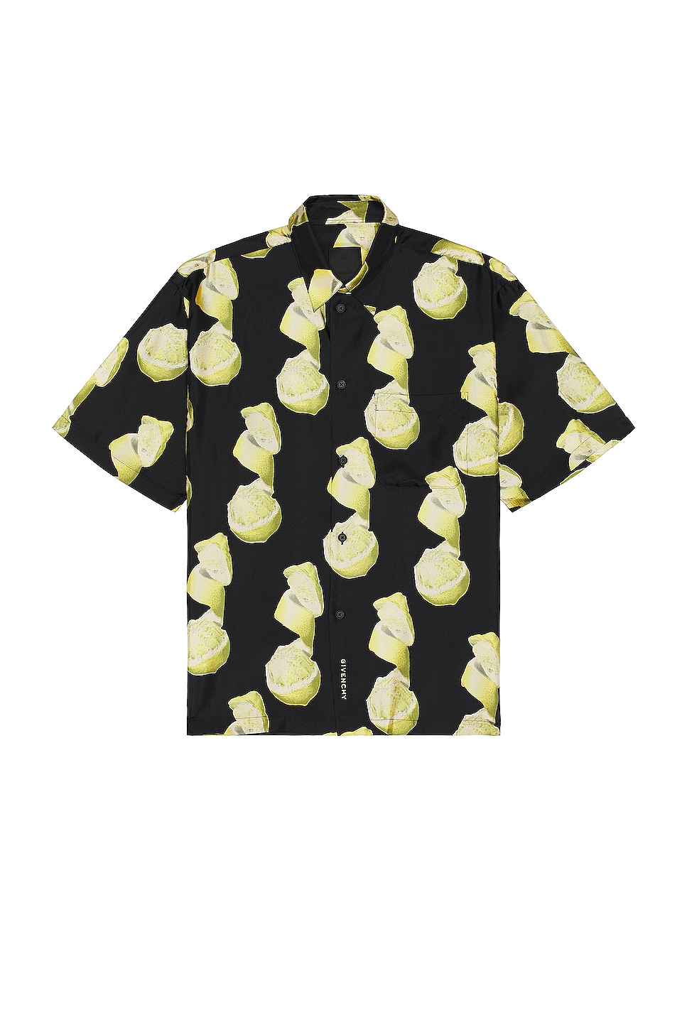 Image 1 of Givenchy Hawaii Shirt in Black & Yellow