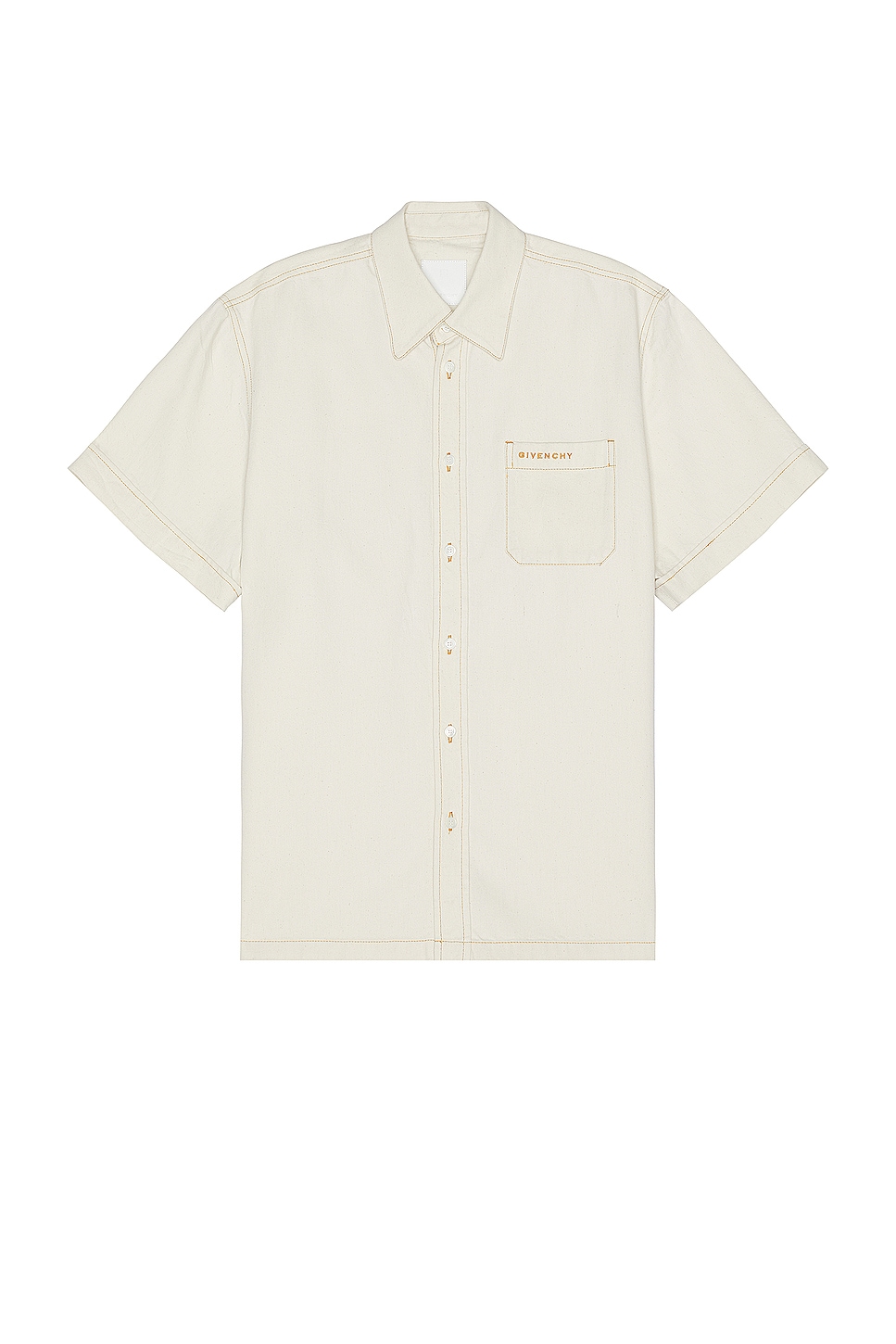 Image 1 of Givenchy Short Sleeve Shirt in Greige