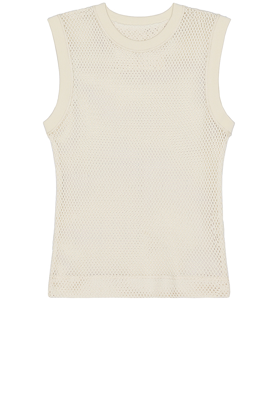 Image 1 of Givenchy Shrunken Inside Out Sleeveless Base in Off White