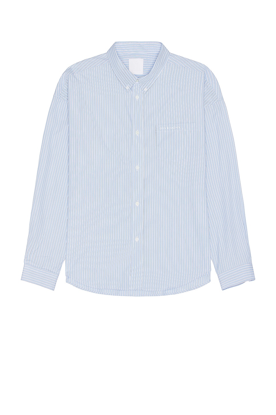 Image 1 of Givenchy Long Sleeve Shirt in Light Blue