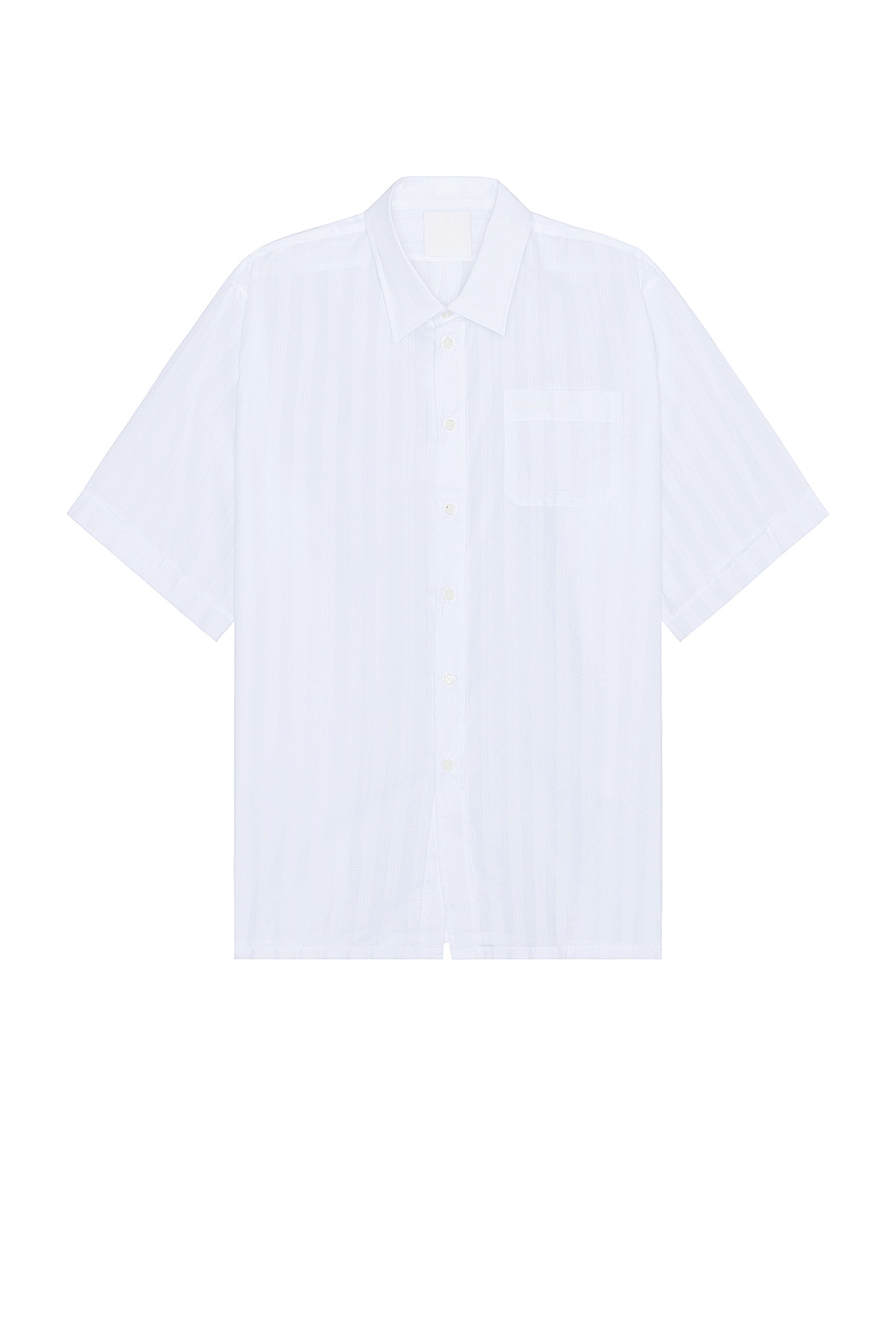 Image 1 of Givenchy Short Sleeve Shirt With Pocket in White