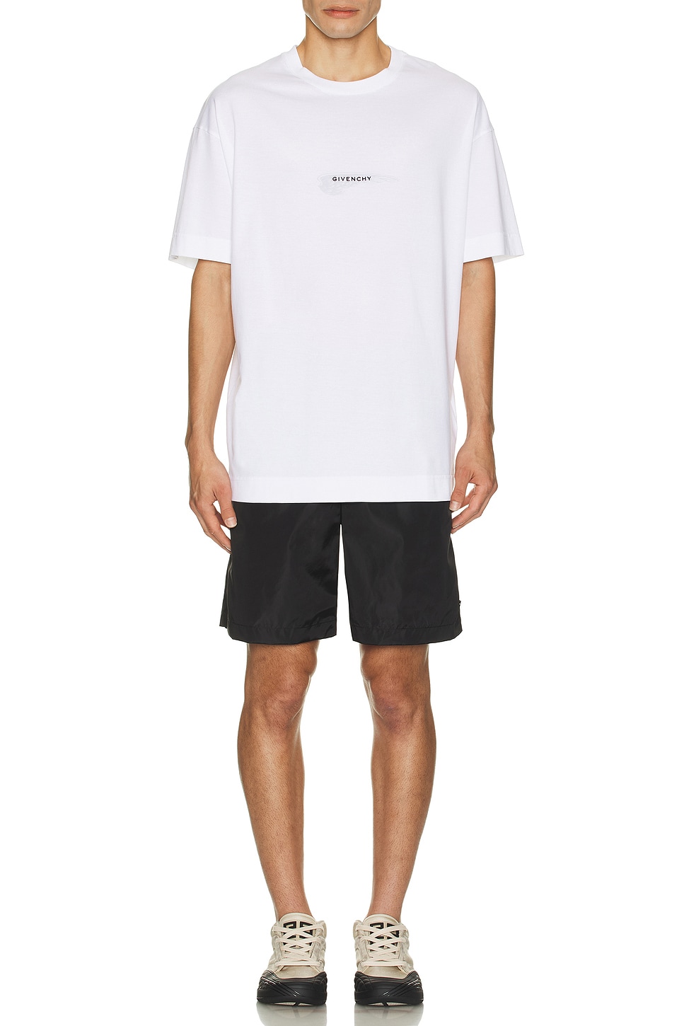 Image 1 of Givenchy Standard Short Sleeve Base T-Shirt in White
