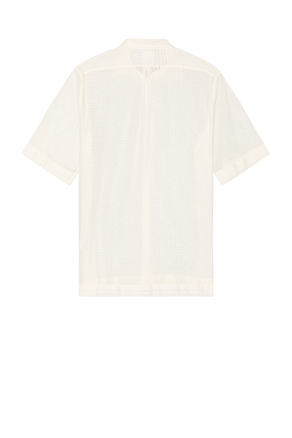 Shop Givenchy Base Short Sleeve Shirt In Natural