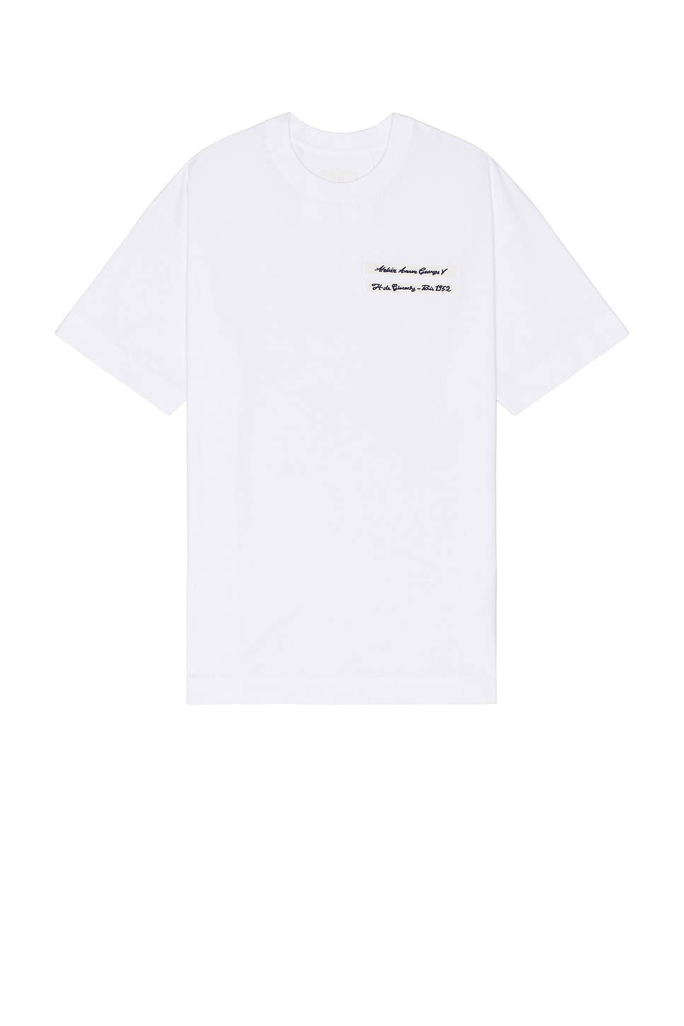 Image 1 of Givenchy Gros Grain T-Shirt in White