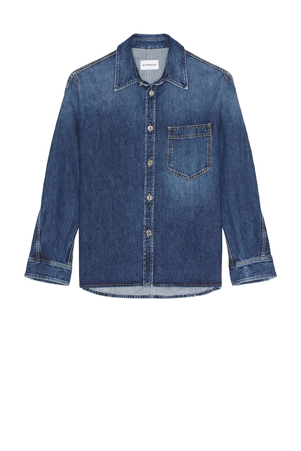 Image 1 of Givenchy Overshirt in Dark Blue
