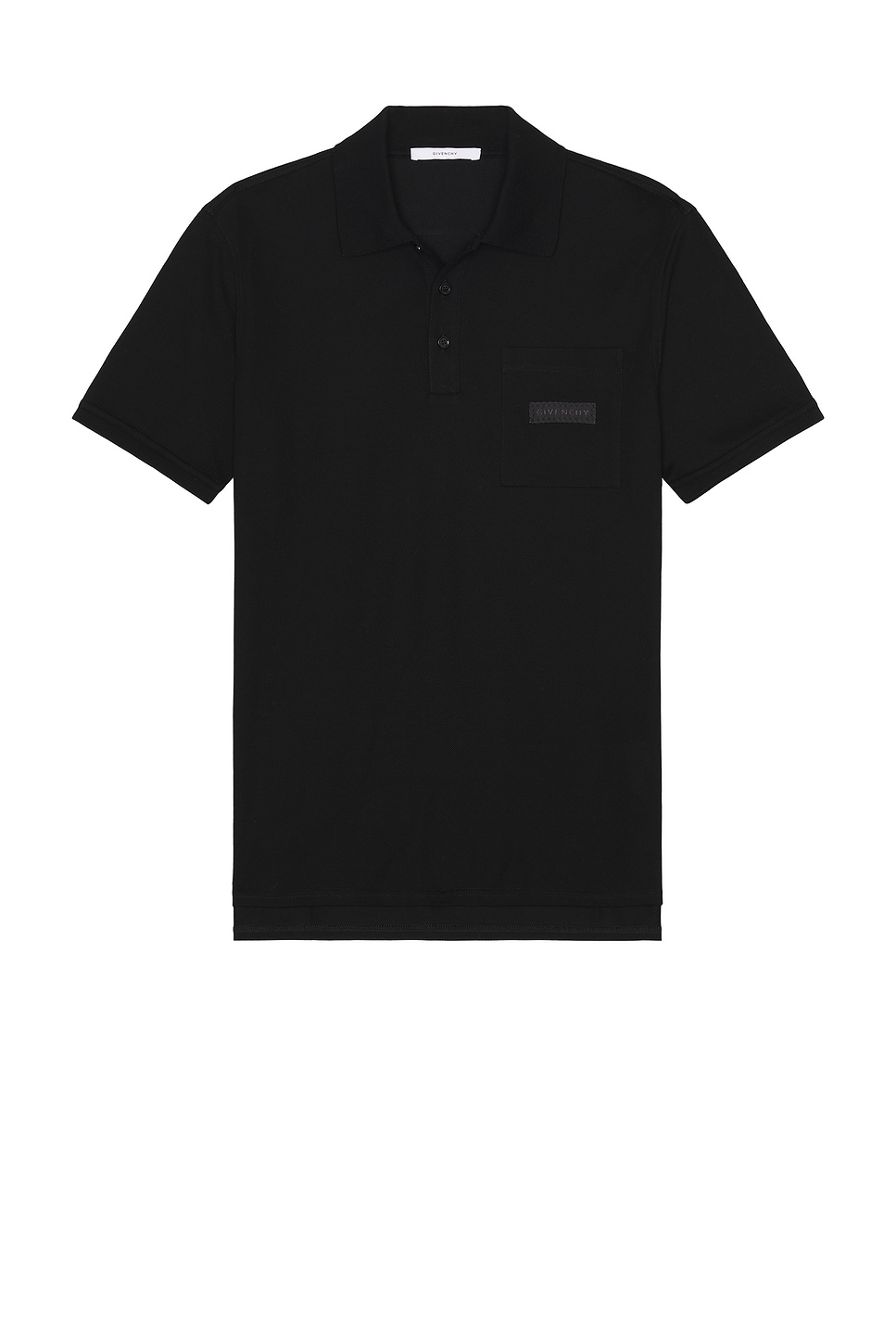 Short Sleeve Polo in Black