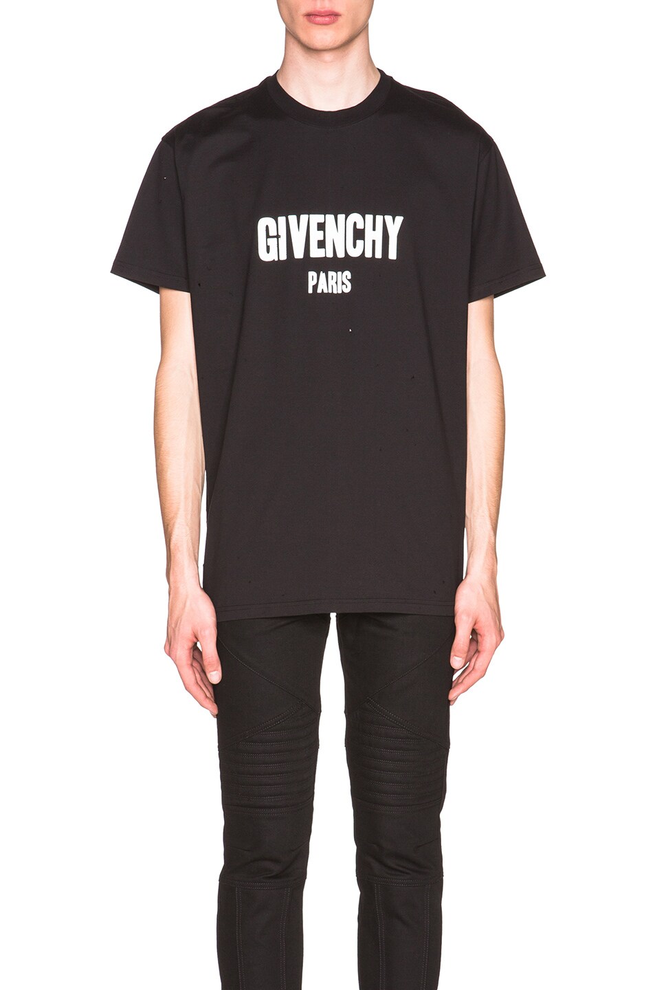 Image 1 of Givenchy Logo Tee in Black