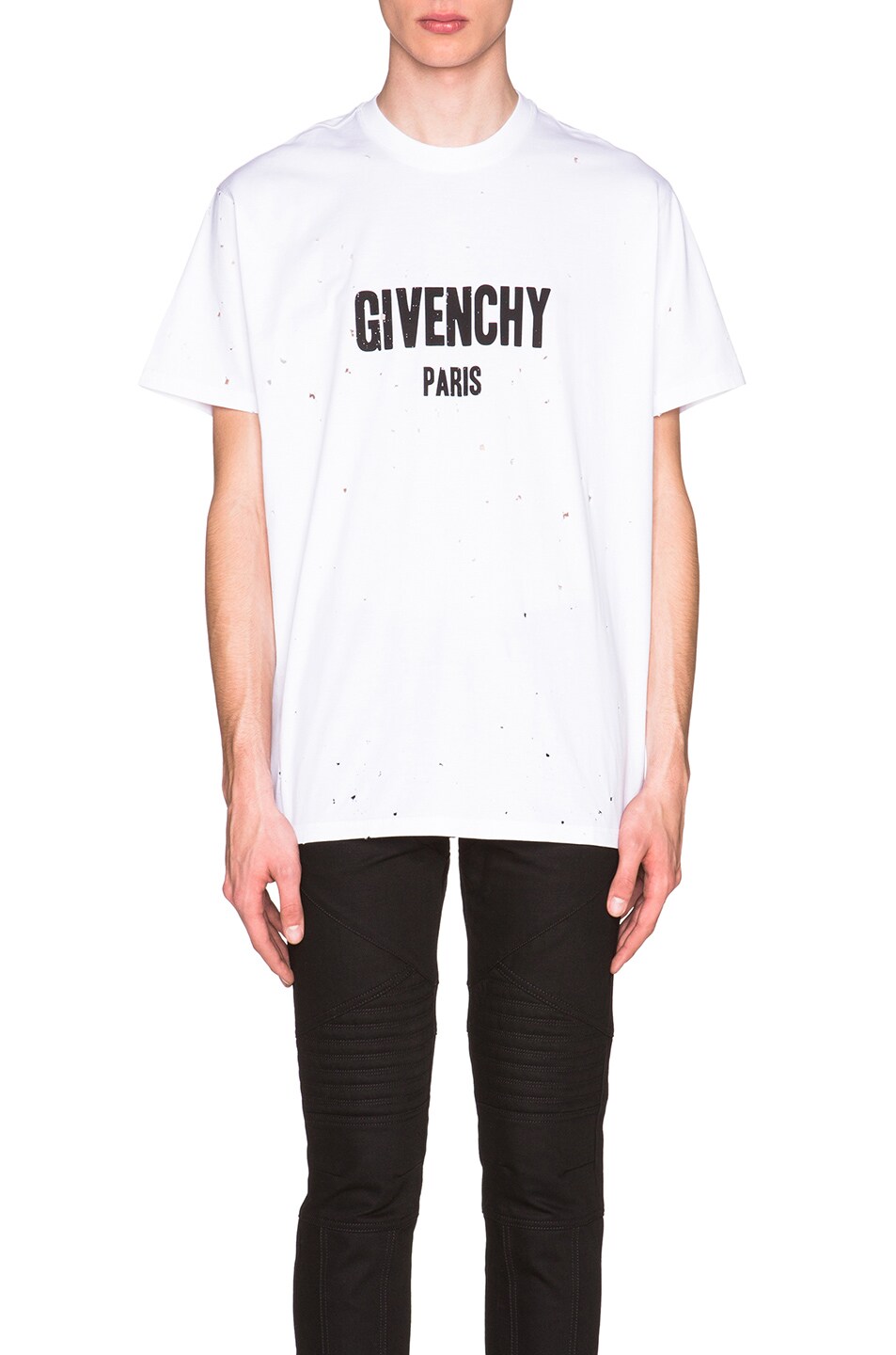 Image 1 of Givenchy Logo Tee in White
