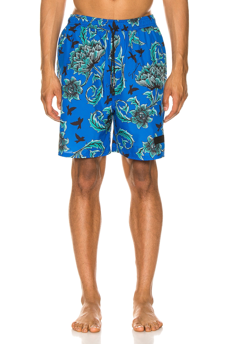 Image 1 of Givenchy Technical Swim Trunks in Ocean Blue