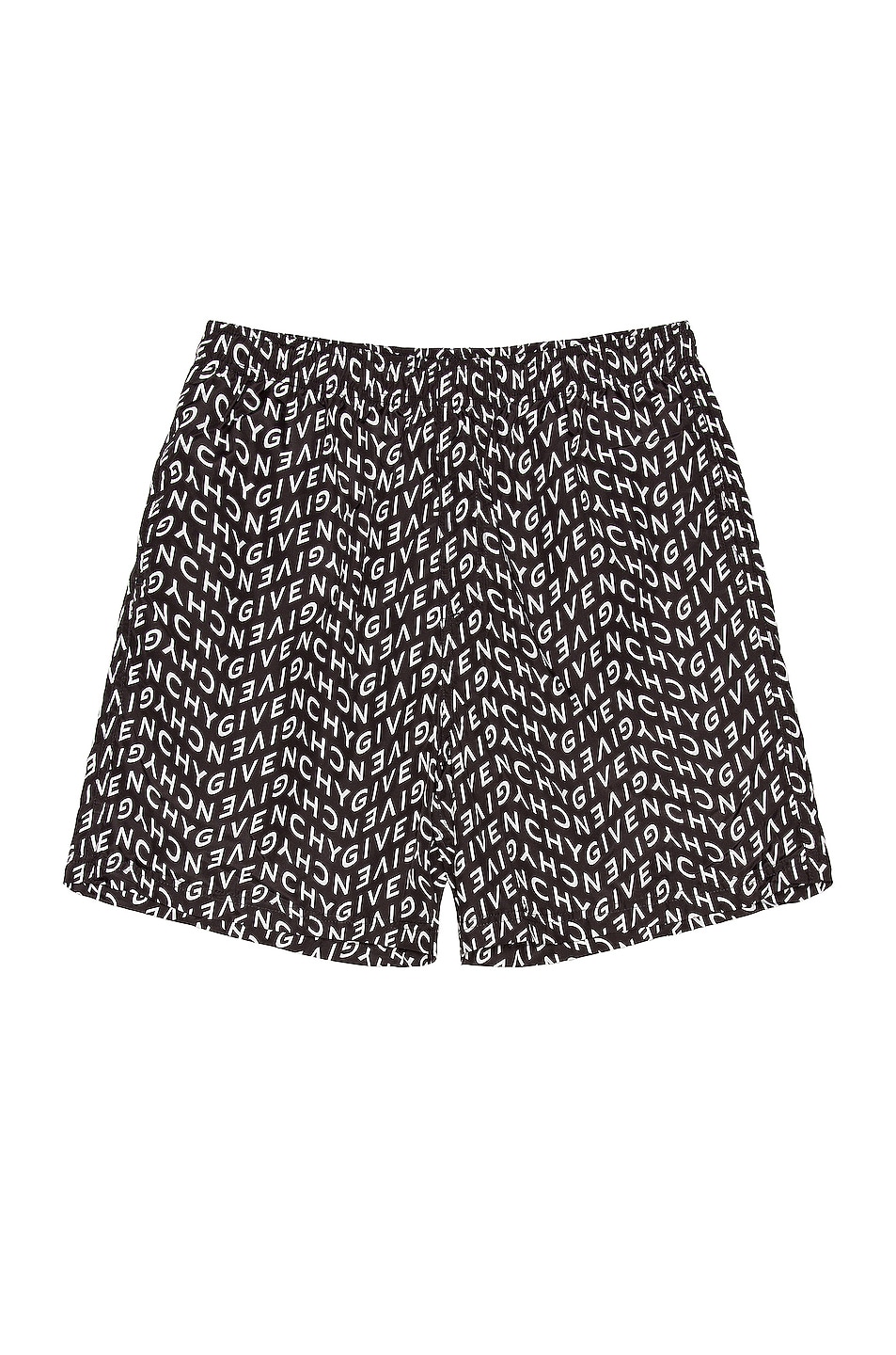 Image 1 of Givenchy Refracted All Over Swim Trunk in Black & White