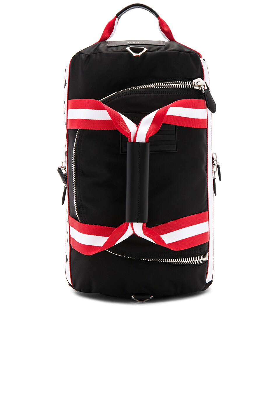 Image 1 of Givenchy Logo 17 Backpack in Black, Red & White