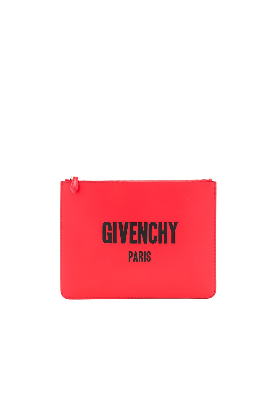 Image 1 of Givenchy Large Zip Pouch in Black & Red