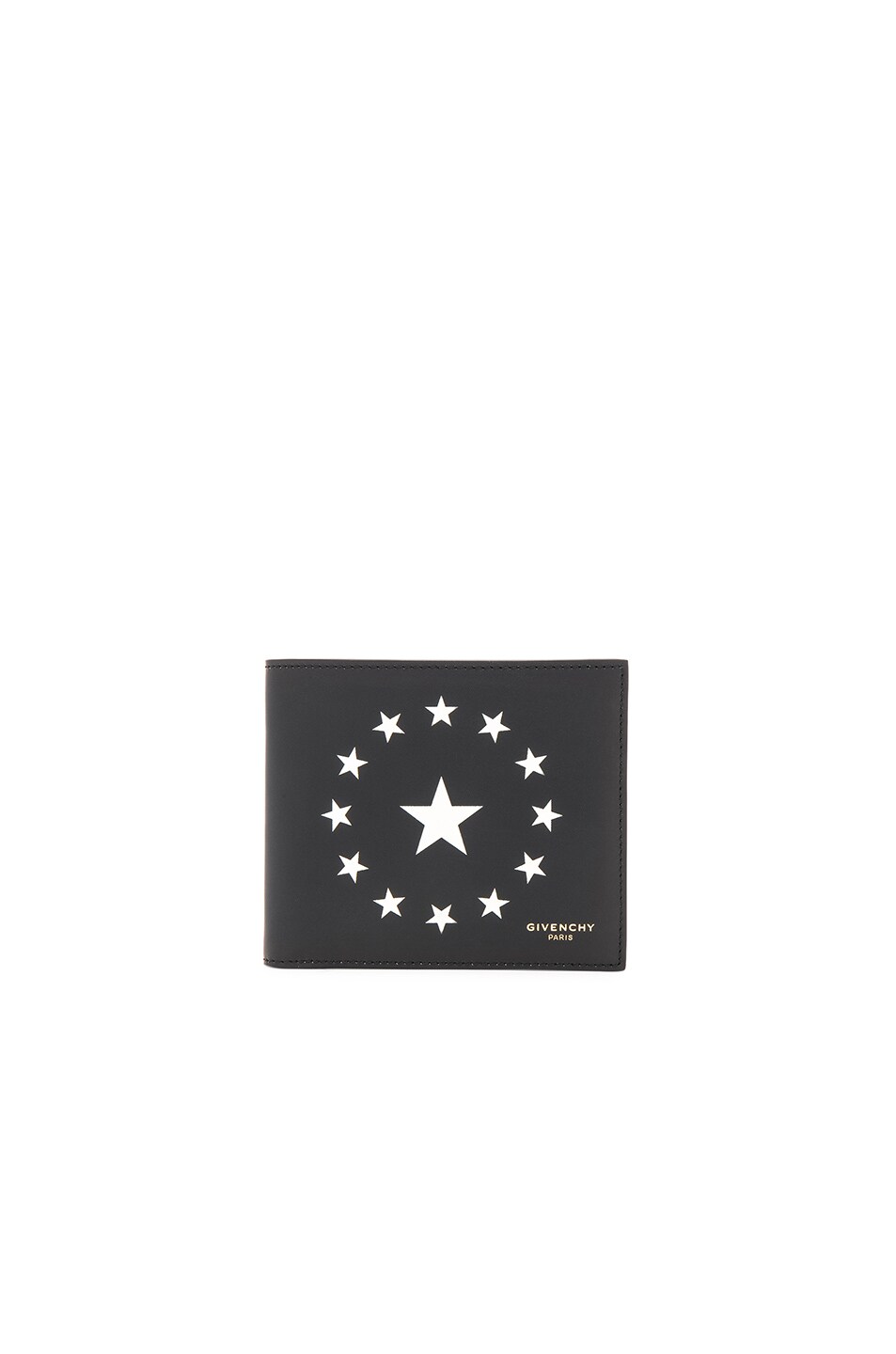 Image 1 of Givenchy Star Print Billfold Wallet in Black & White