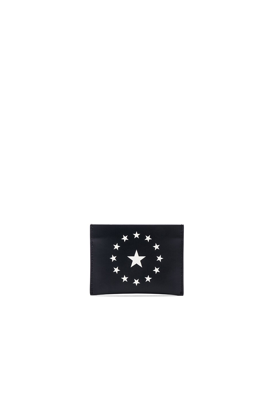 Image 1 of Givenchy Star Print Cardholder in Black & White