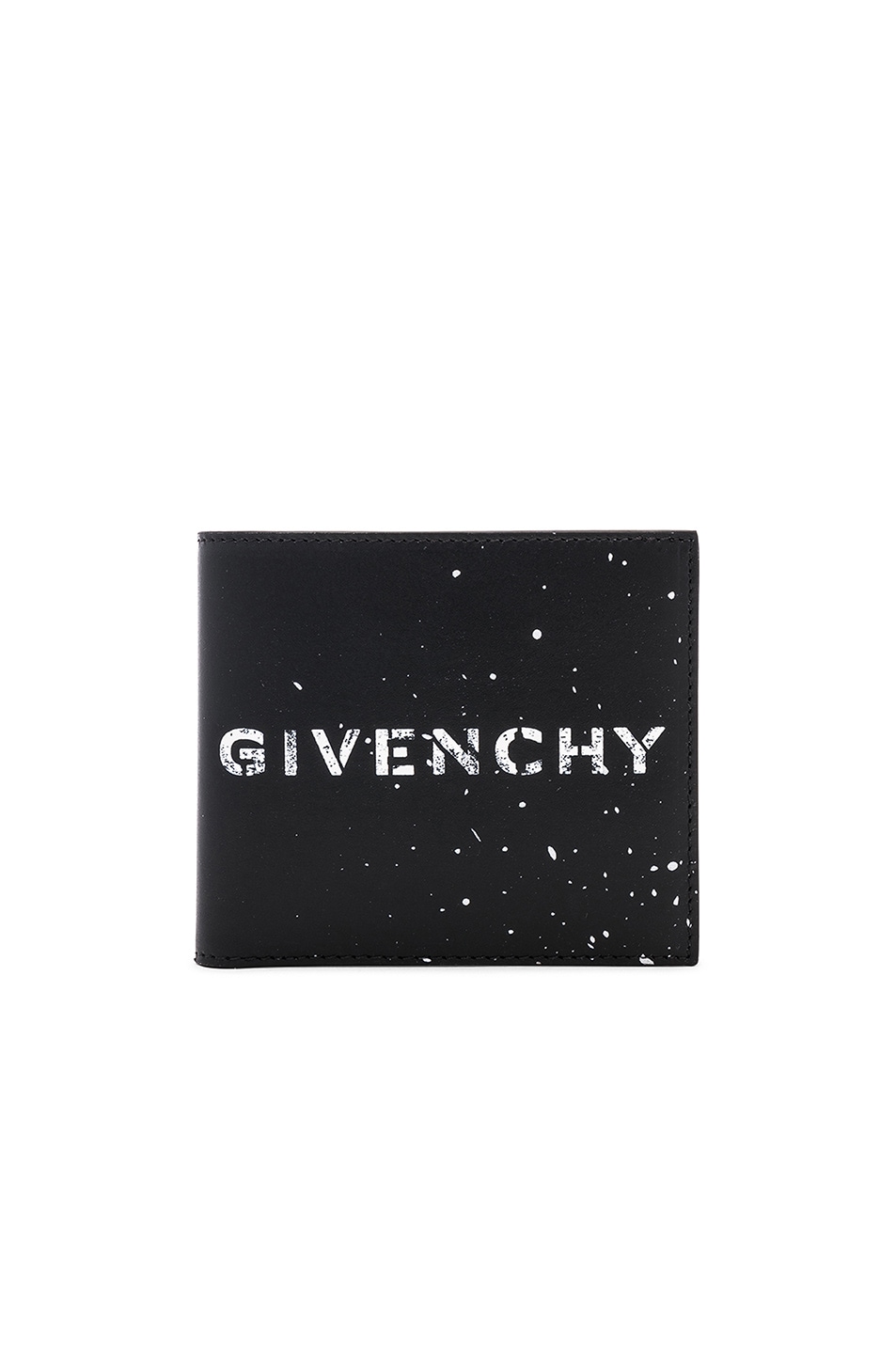 Image 1 of Givenchy Graffiti Logo Billfold in Black