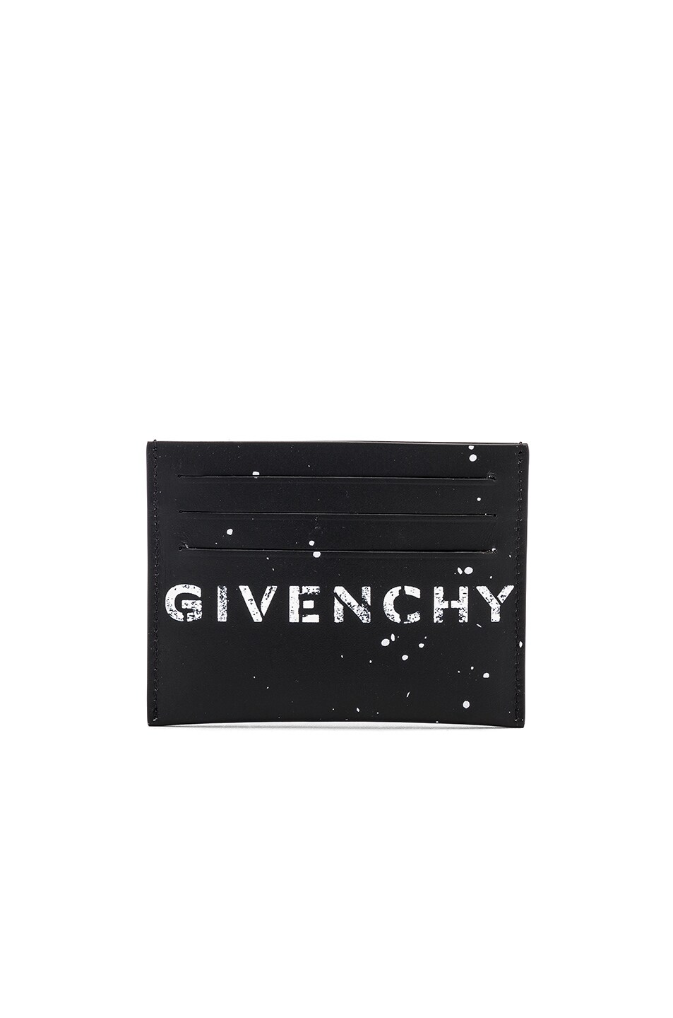 Image 1 of Givenchy Graffiti Logo Cardholder in Black