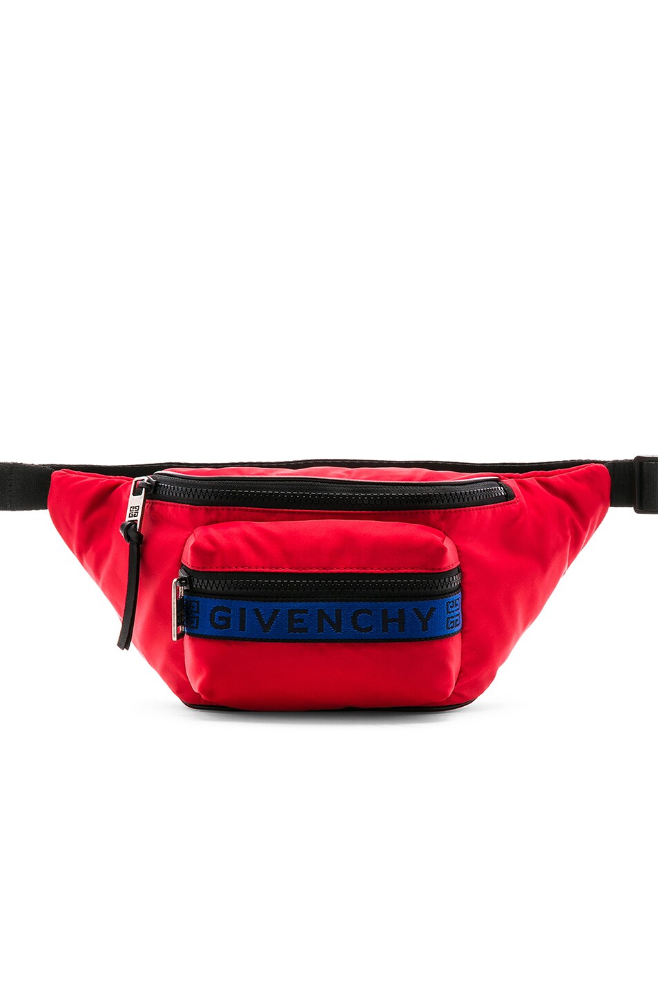 Image 1 of Givenchy Logo Bum Bag in Red