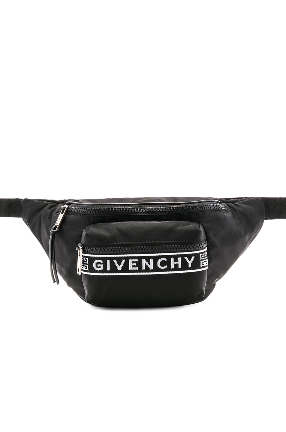 Image 1 of Givenchy Logo Bum Bag in Black