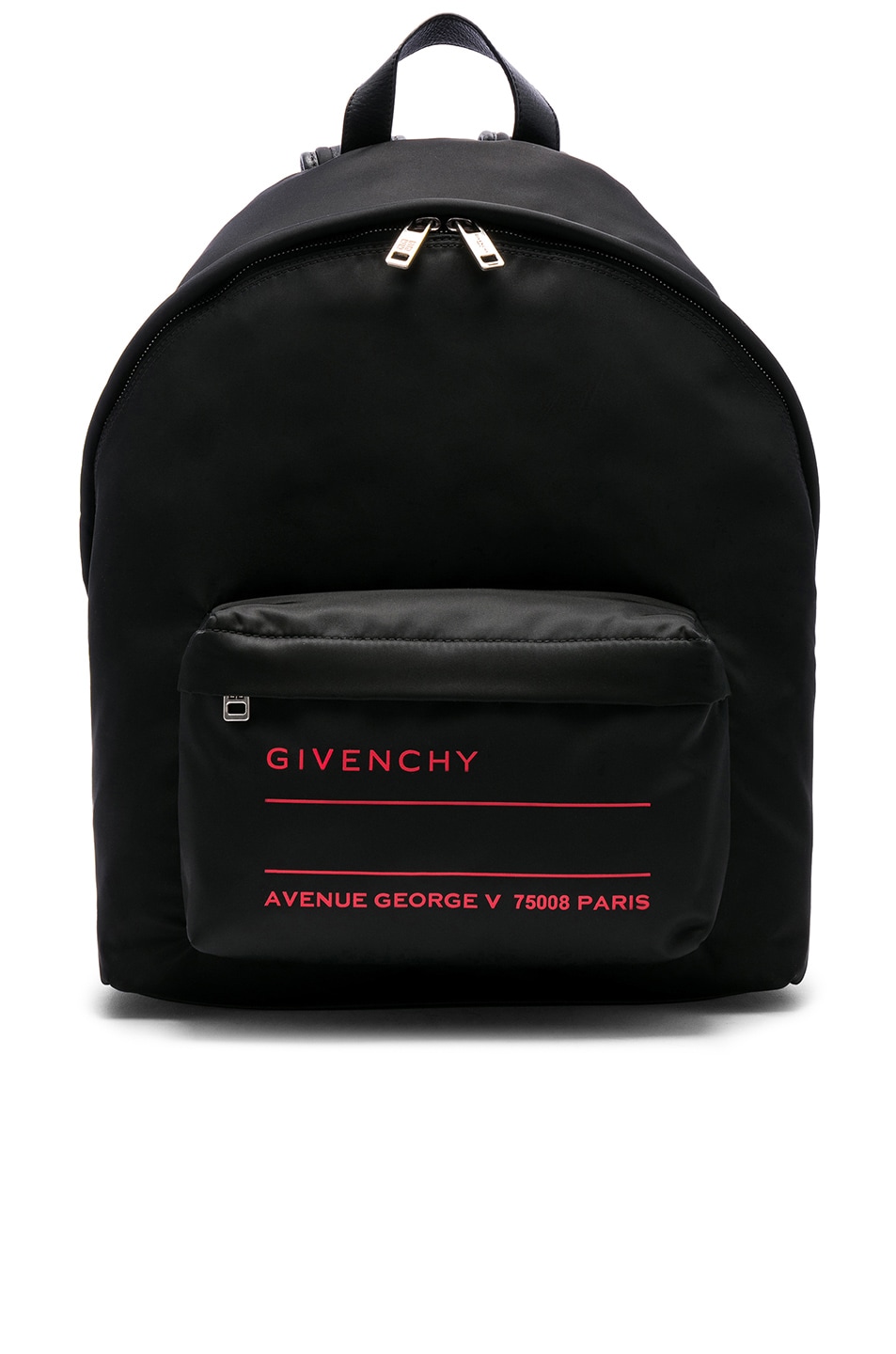Image 1 of Givenchy Address Backpack in Black & Red