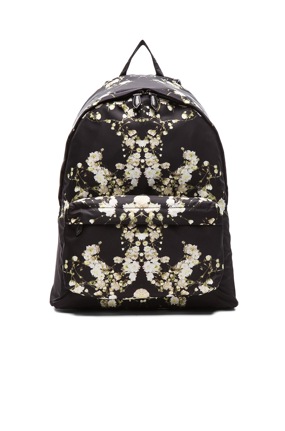 Image 1 of Givenchy Baby's Breath Print Nylon Backpack in Black