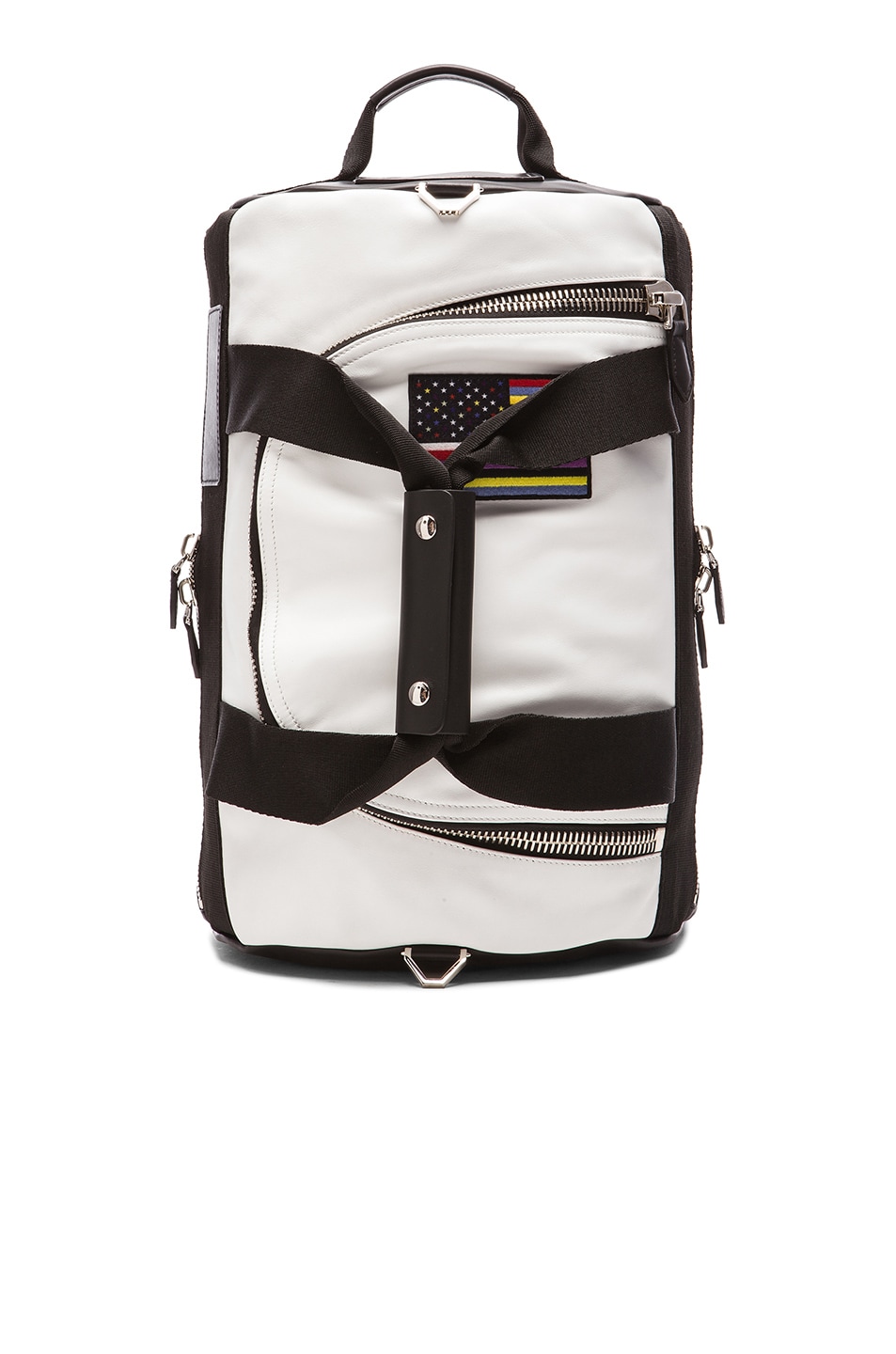 Image 1 of Givenchy Bicolor Leather Backpack in Black & White
