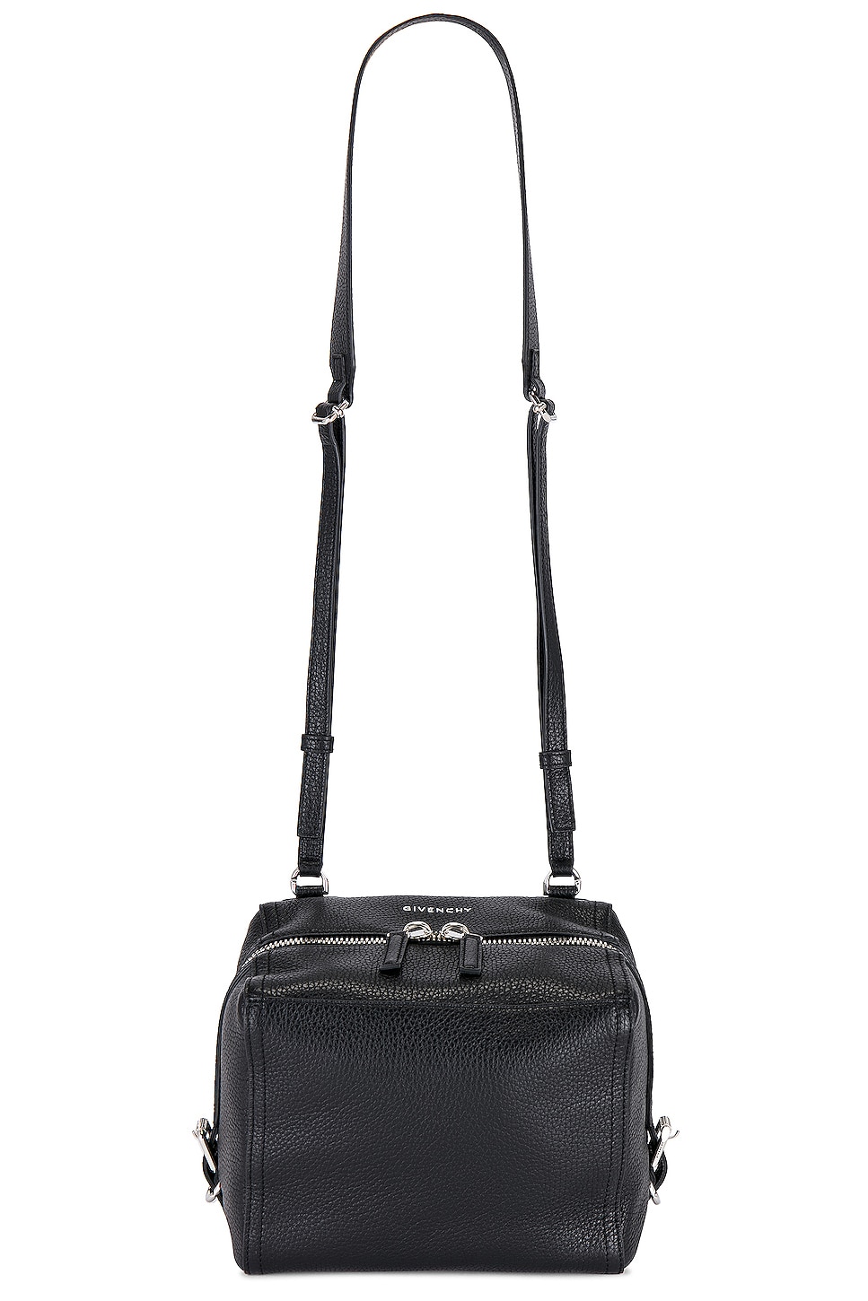 Pandora Small Leather Bag in Black