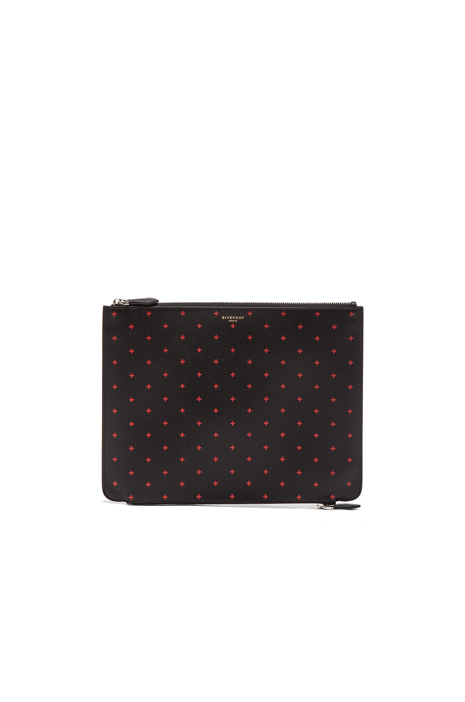 Image 1 of Givenchy Double Zip Pouch in Black