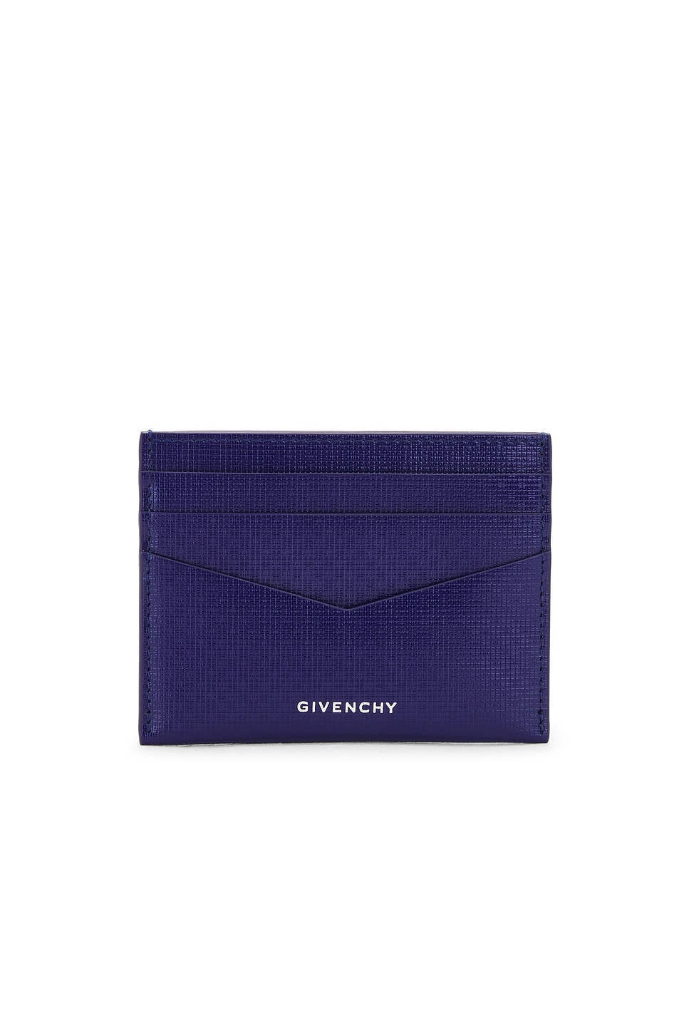 Shop Givenchy Card Holder 2x3 In Saphir Blue