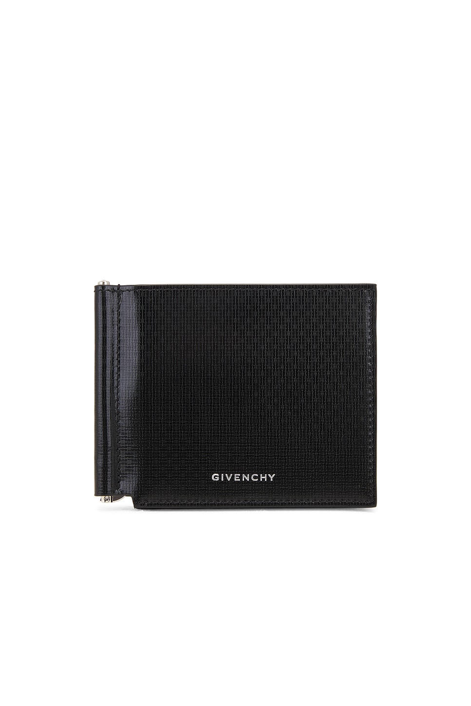 8cc Wallet With Bill Clip in Black