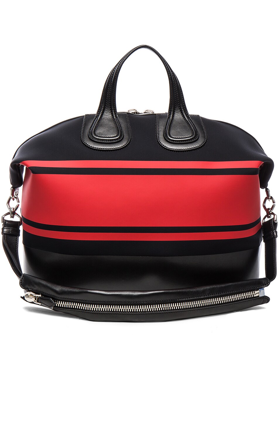 Image 1 of Givenchy Top Handle Nightingale in Black & Red