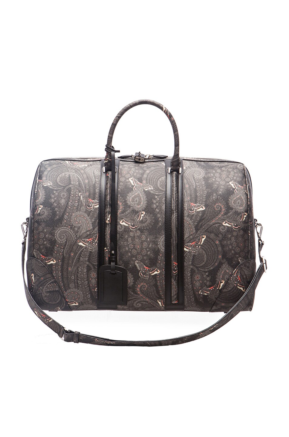 Image 1 of Givenchy Paisley Print Carryall Bag in Black