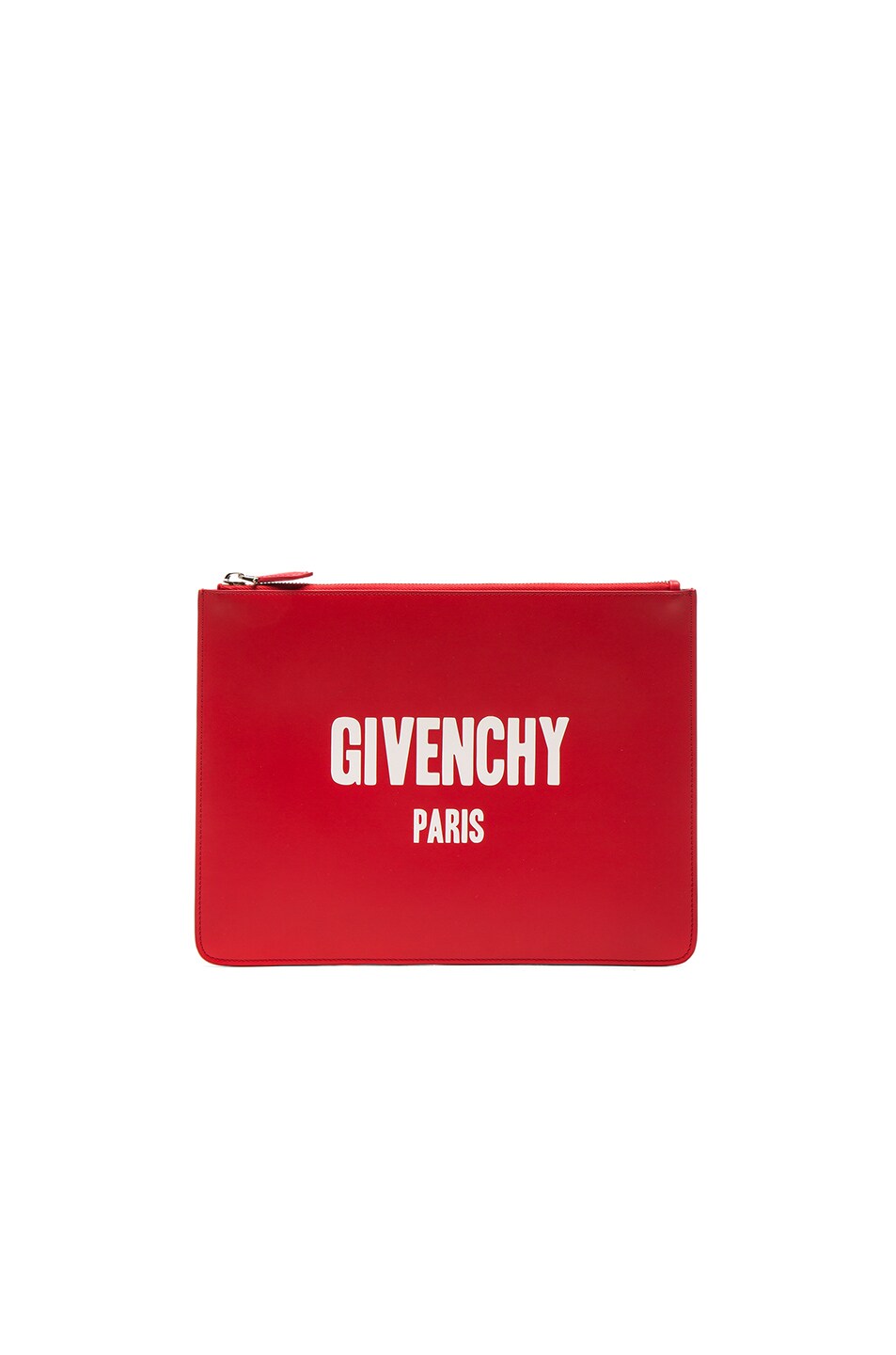 Image 1 of Givenchy Paris Print Pouch in Red