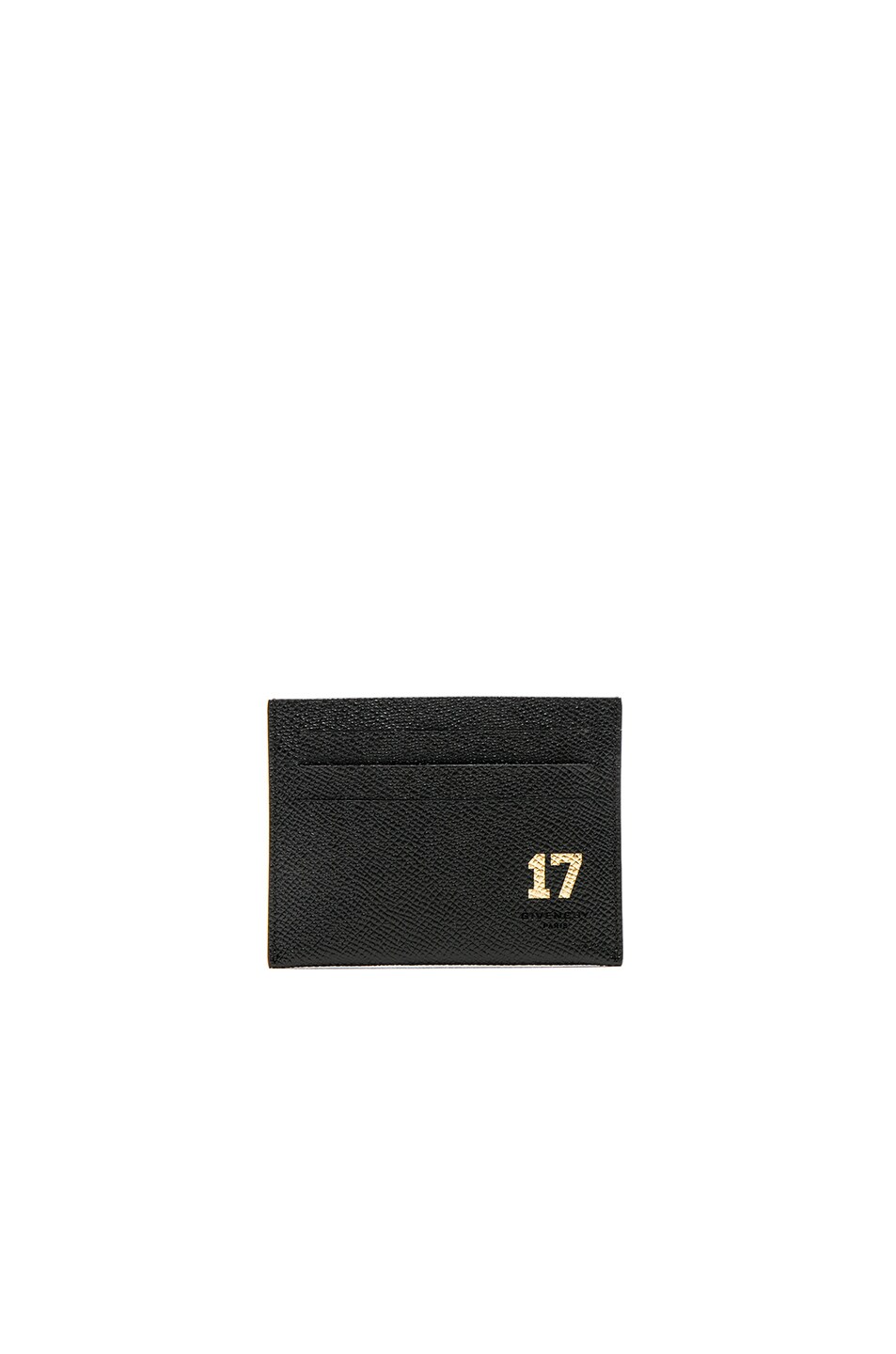 Image 1 of Givenchy 17 Embossed Card Holder in Black
