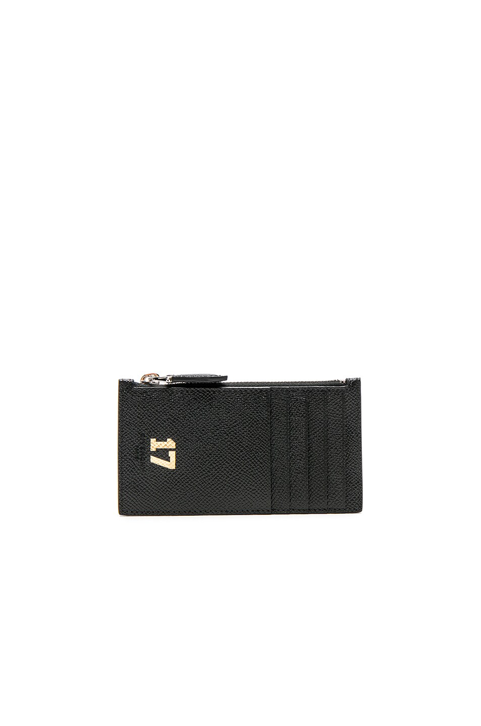 Image 1 of Givenchy 17 Zip Card Holder in Black