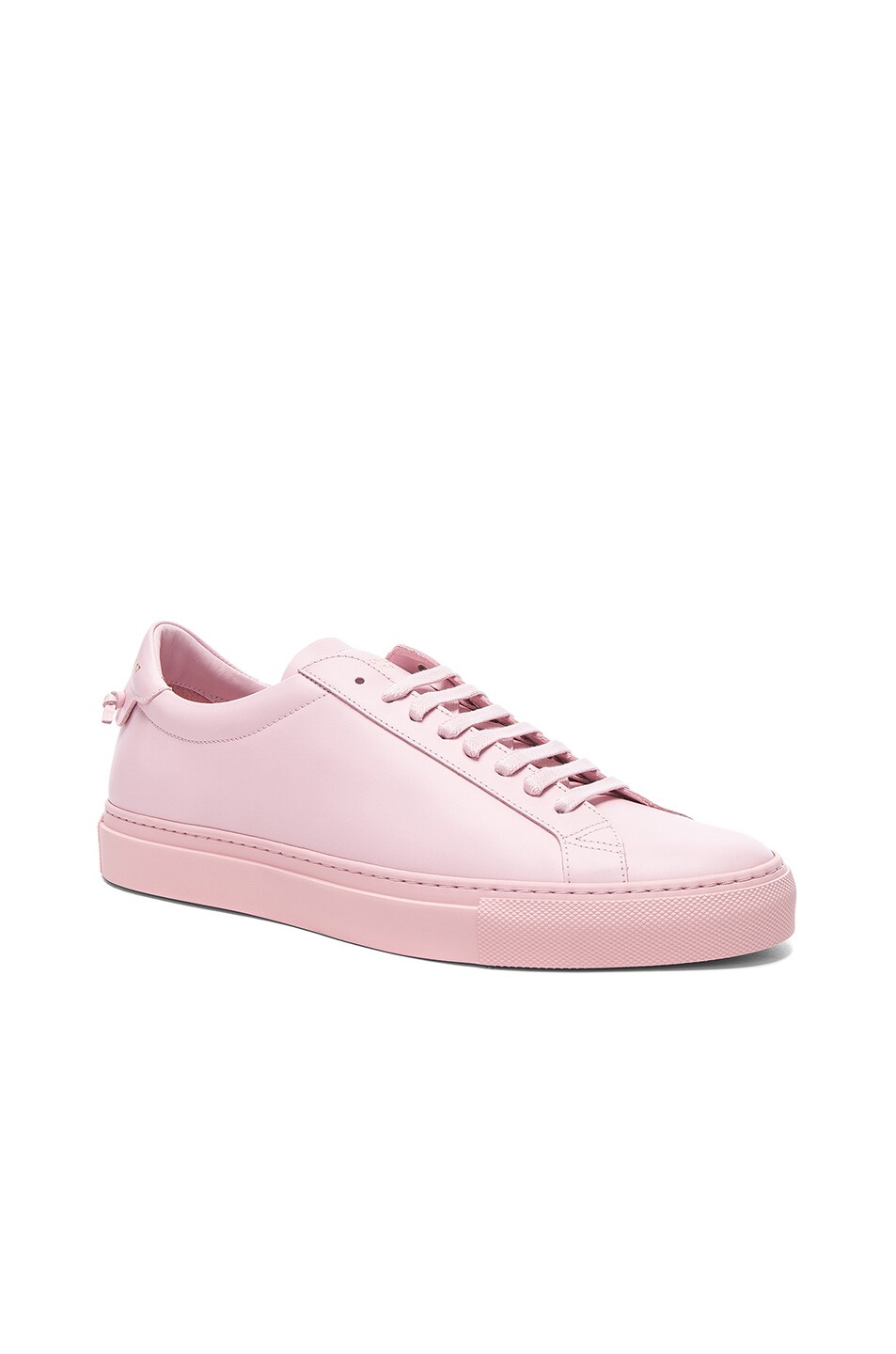 Image 1 of Givenchy Leather Urban Tie Knot Sneakers in Pale Pink