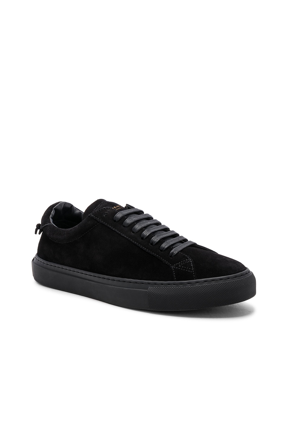 Image 1 of Givenchy Tonal Suede Urban Tie Knot Sneakers in Black