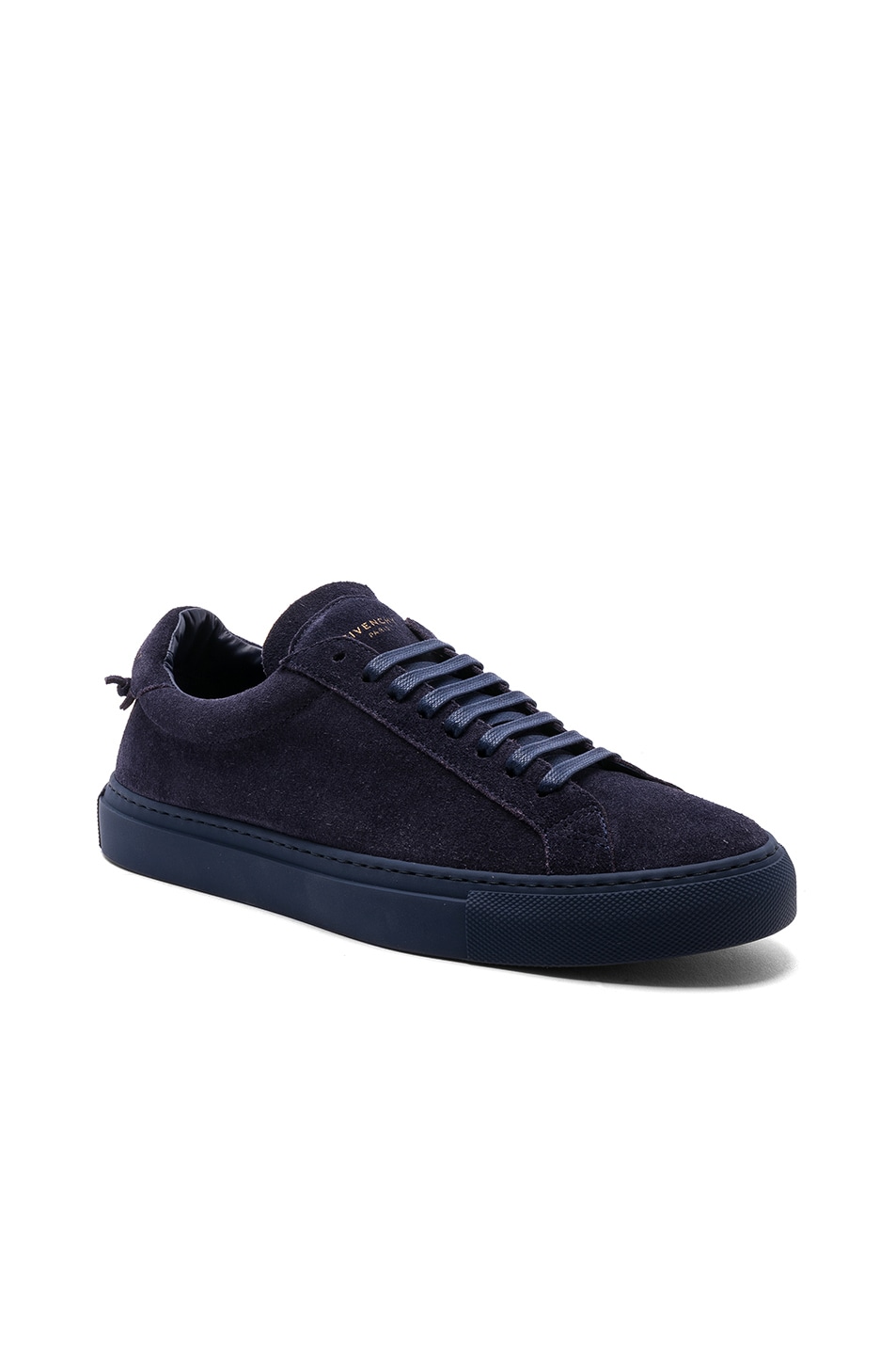 Image 1 of Givenchy Tonal Suede Urban Tie Knot Sneakers in Navy