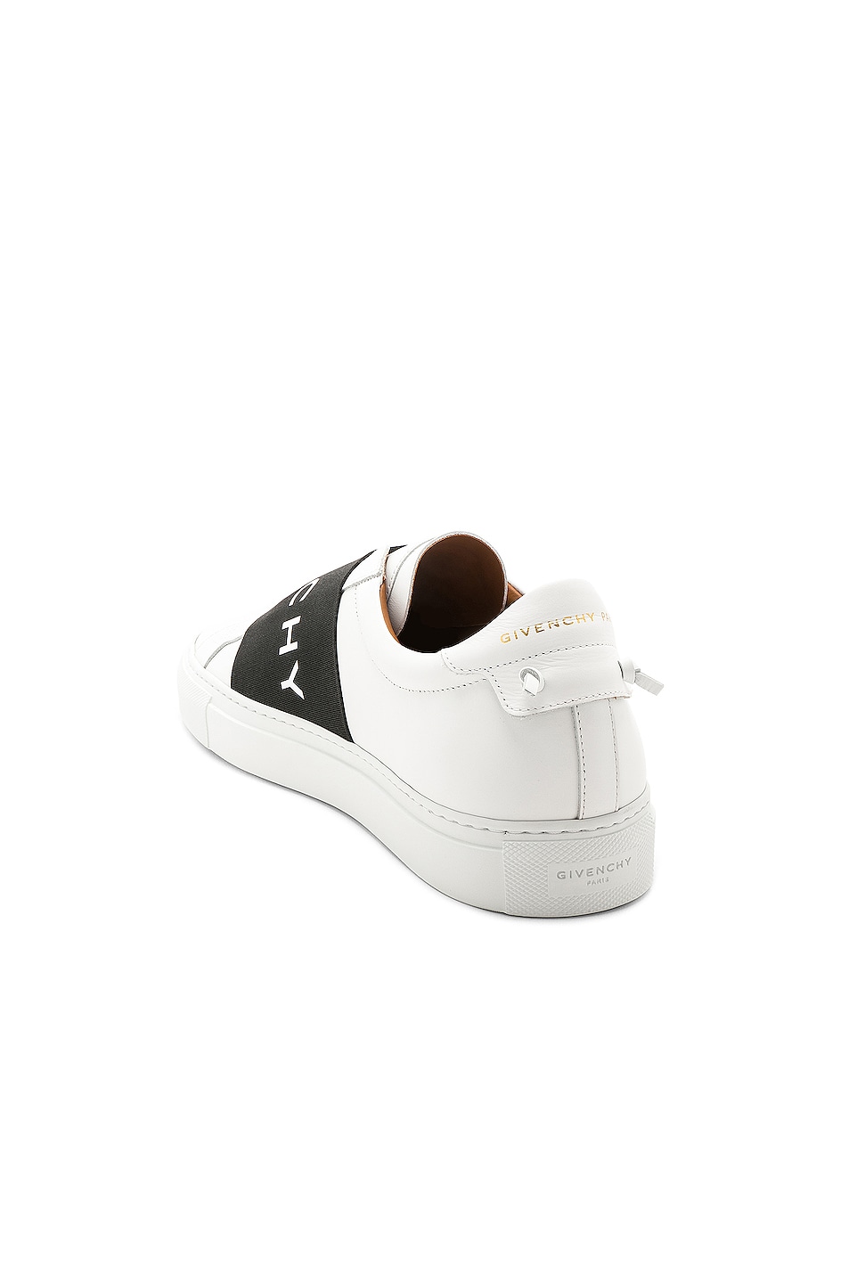 Givenchy Elastic Sneakers in White & Black | FWRD