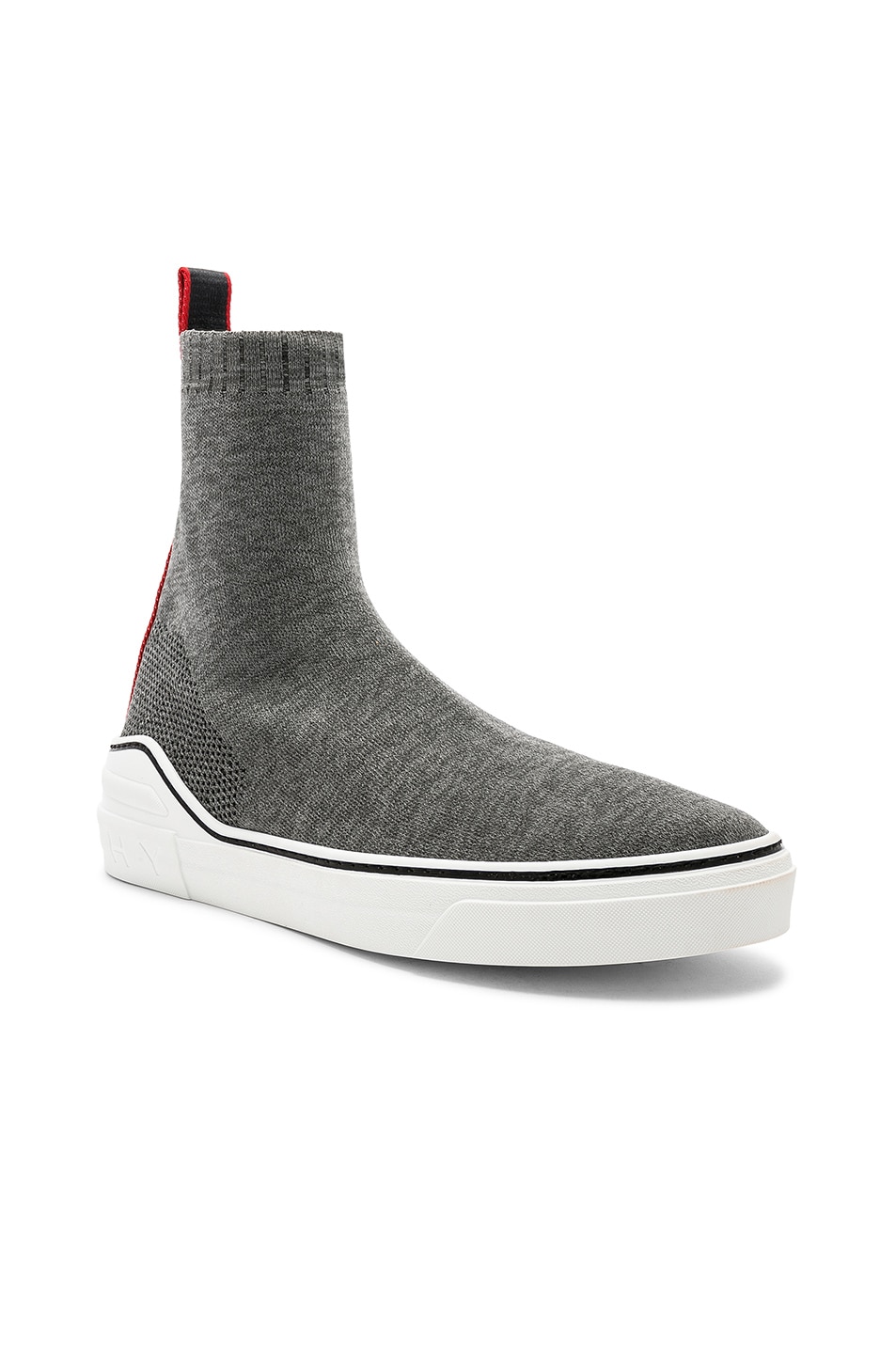 Image 1 of Givenchy George V Mid Sock Sneakers in Grey Mix