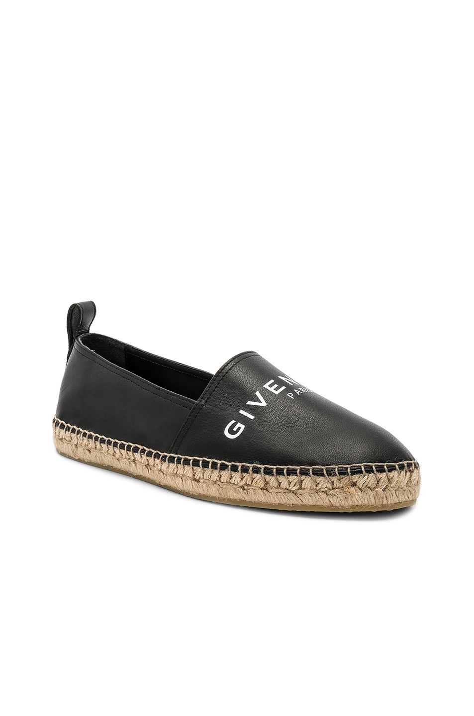 Image 1 of Givenchy Leather Espadrilles in Black