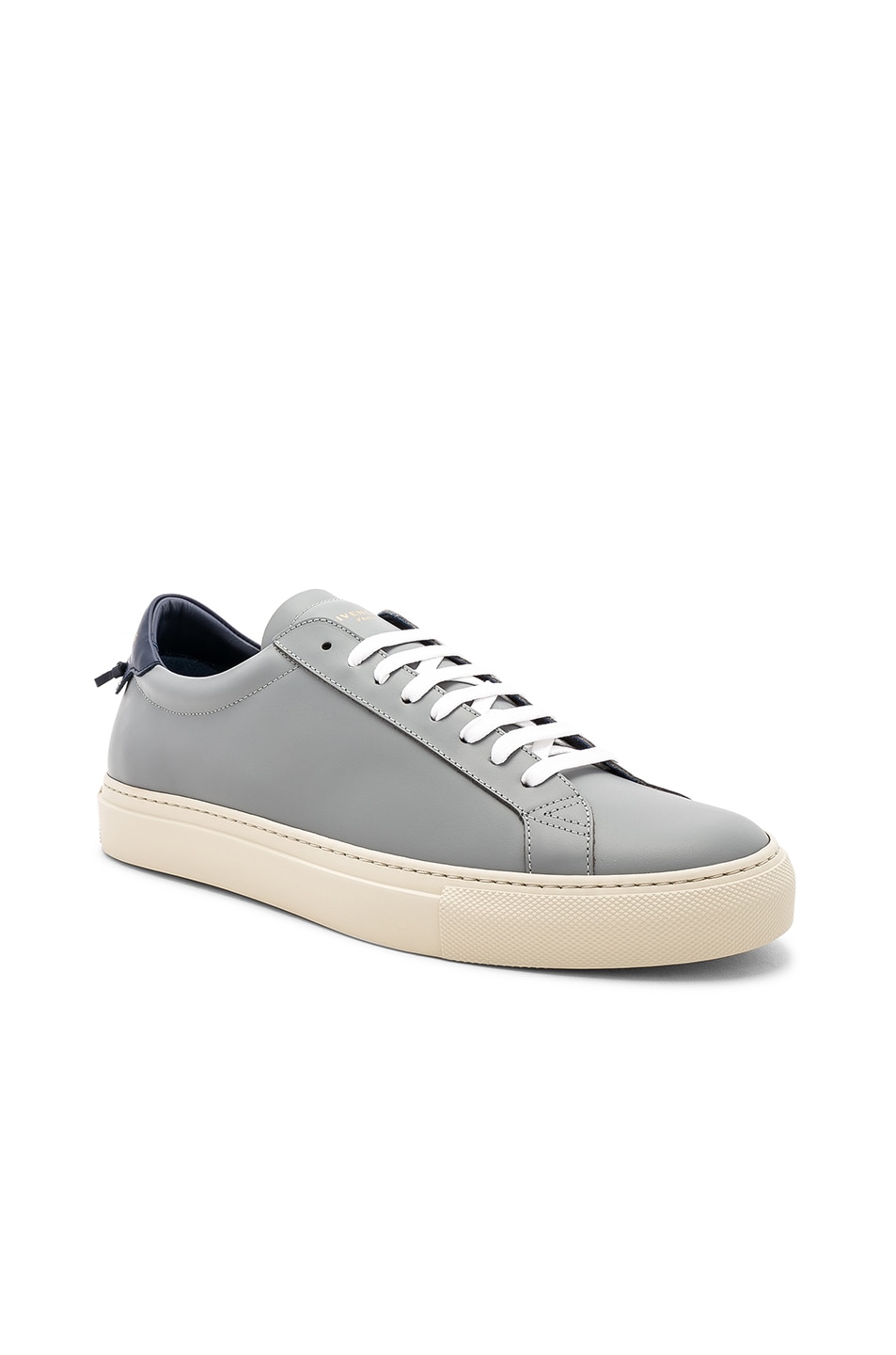 Image 1 of Givenchy Leather Urban Street Sneakers in Grey & Blue