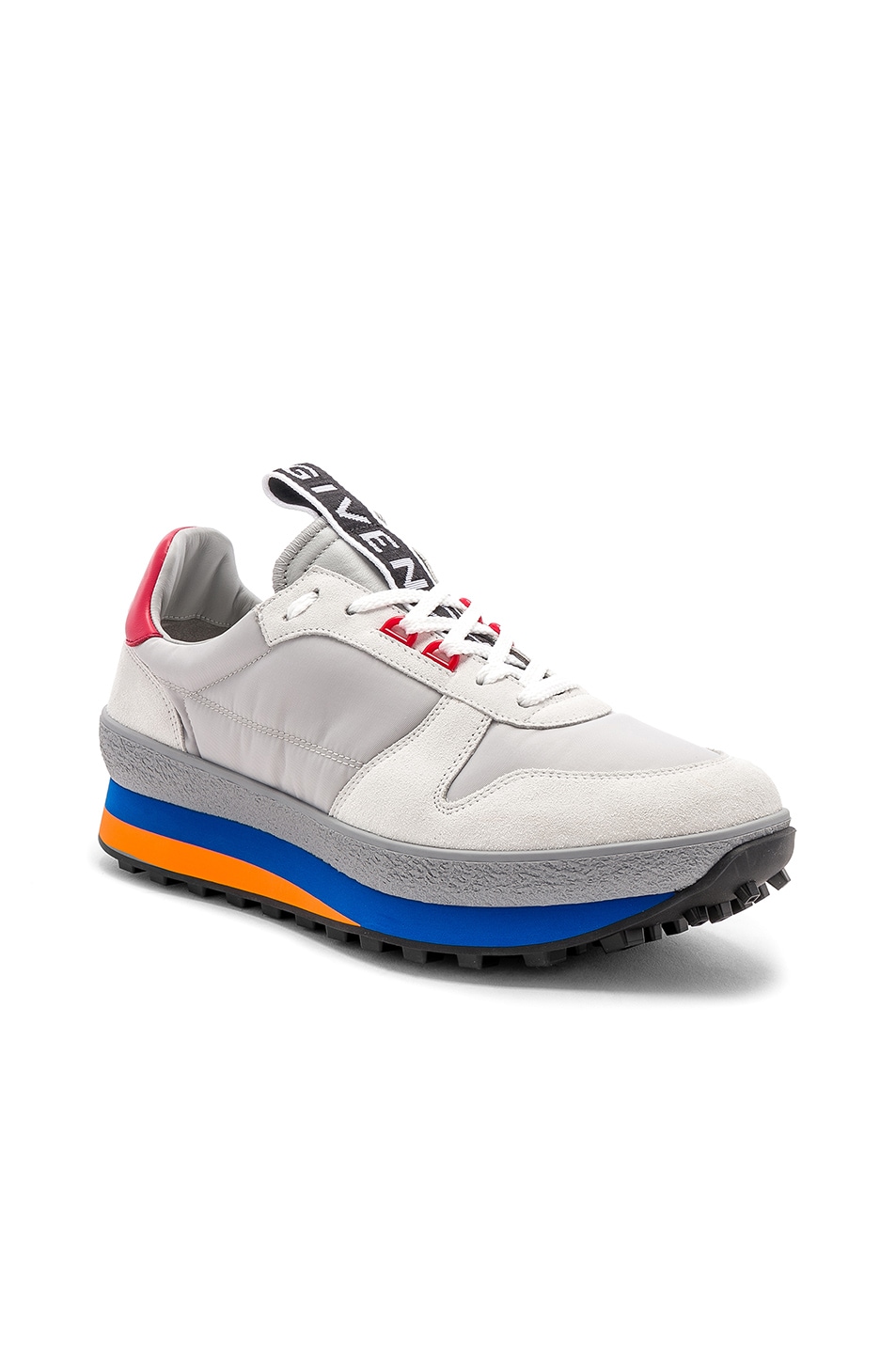 Image 1 of Givenchy TR3 Runner Low in Grey & Red