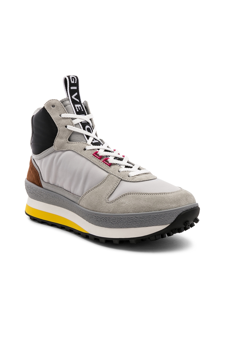 Image 1 of Givenchy TR3 Runner High in Grey & Yellow