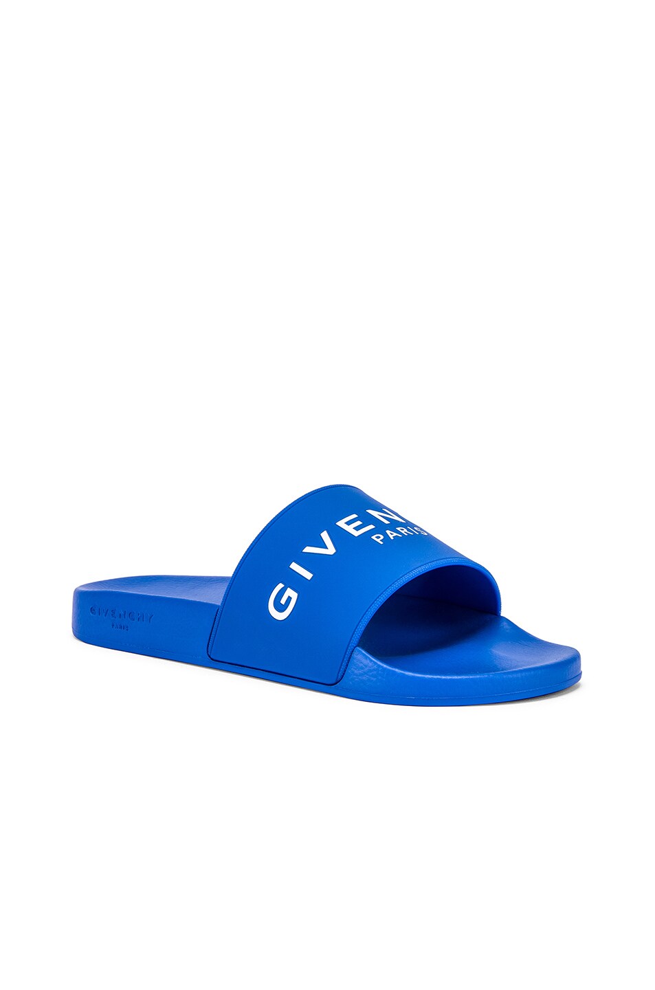 Image 1 of Givenchy Slide Sandals in Electric Blue