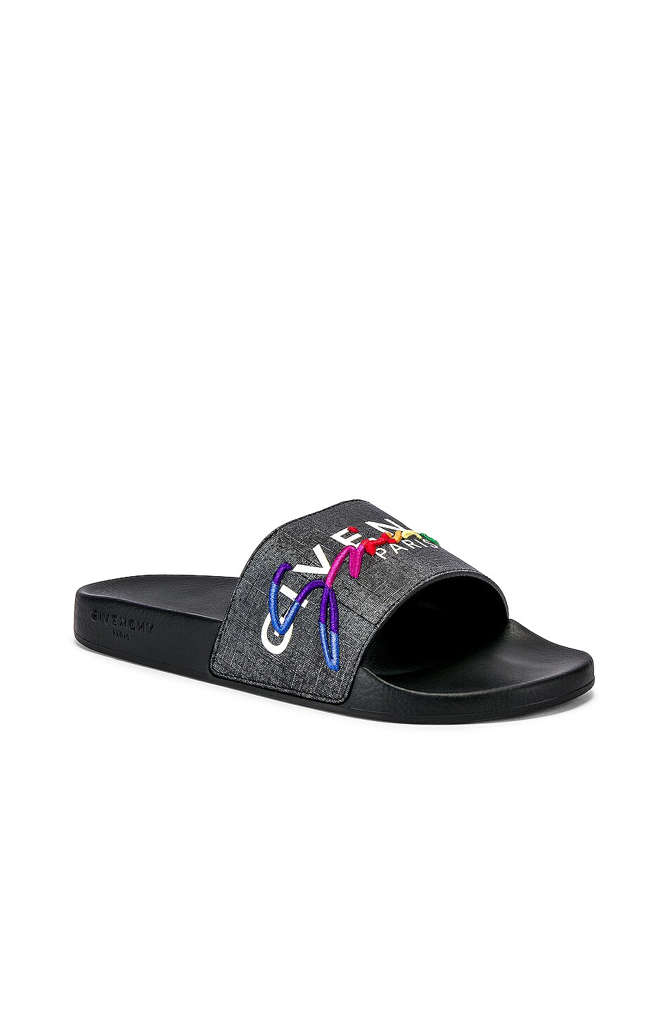 Image 1 of Givenchy Flat Sandal Slide in Multi