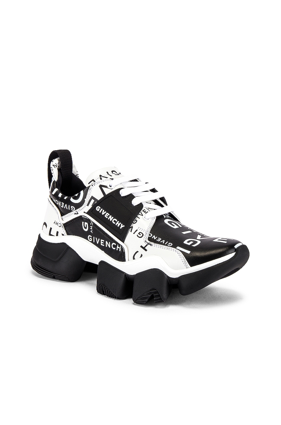 Image 1 of Givenchy Jaw Sneaker in Black & White