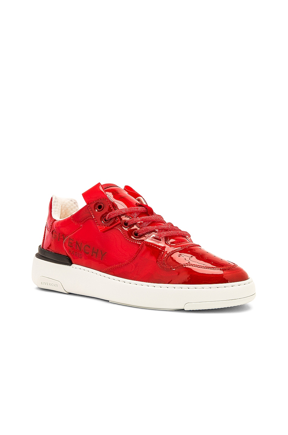 Image 1 of Givenchy Wing Low Top Sneaker With Logo in Red