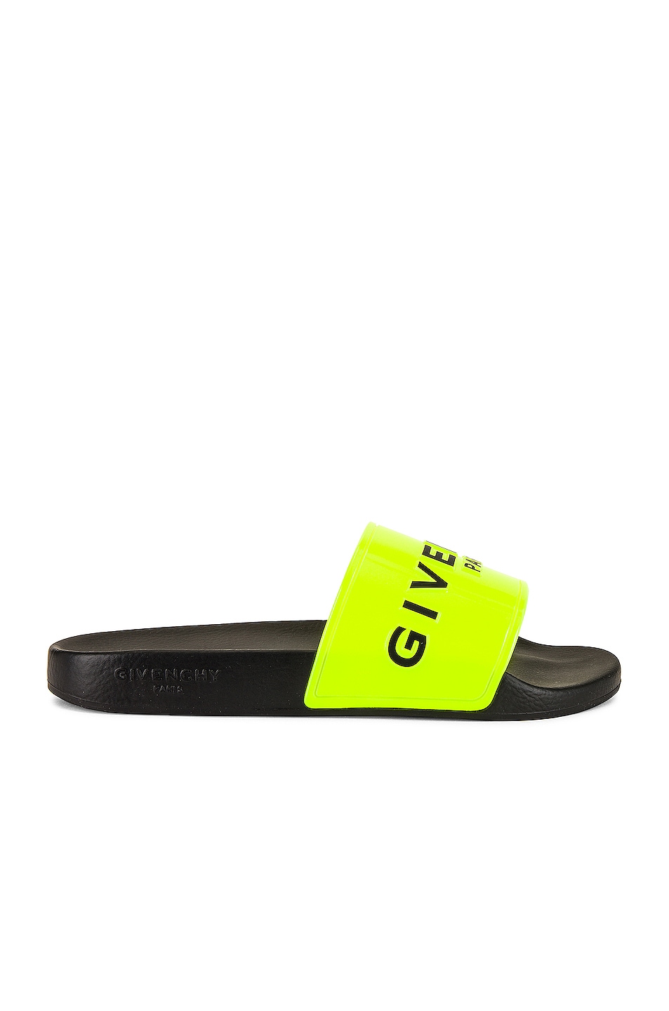 Image 1 of Givenchy Slide Sandal in Fluo Yellow