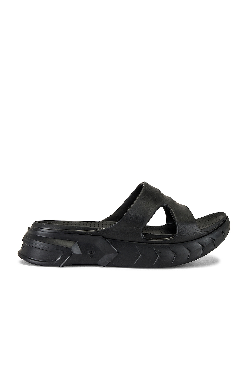 Givenchy Marshmallow Slider Sandal in Black | FWRD
